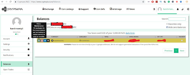 Cryptopia live Crytpopia live