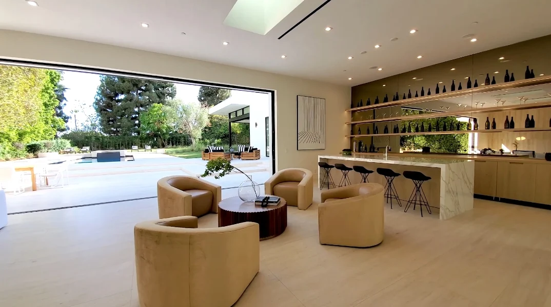 77 Interior Photos vs. 410 Doheny Rd, Beverly Hills, CA Ultra Luxury Contemporary House Tour
