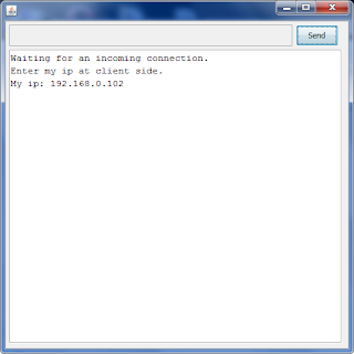 TCP Server Client Two Person Chat Program in Java with GUI | Java Tongue