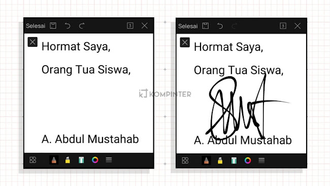 Membuat Tanda Tangan di WPS Office Writer