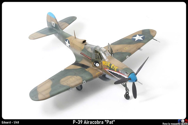 Maquette du P-400 Airacobra "PAT" d'Eduard au 1/48. Maquette du P-400 Airacobra "PAT" d'Eduard au 1/48.