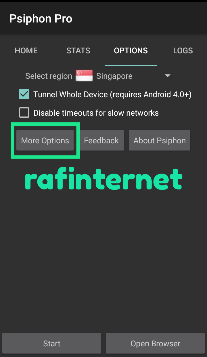 Cara Setting Psiphon Pro Indosat Ooredoo Fast Connect Dan Full Speed Rafinternet