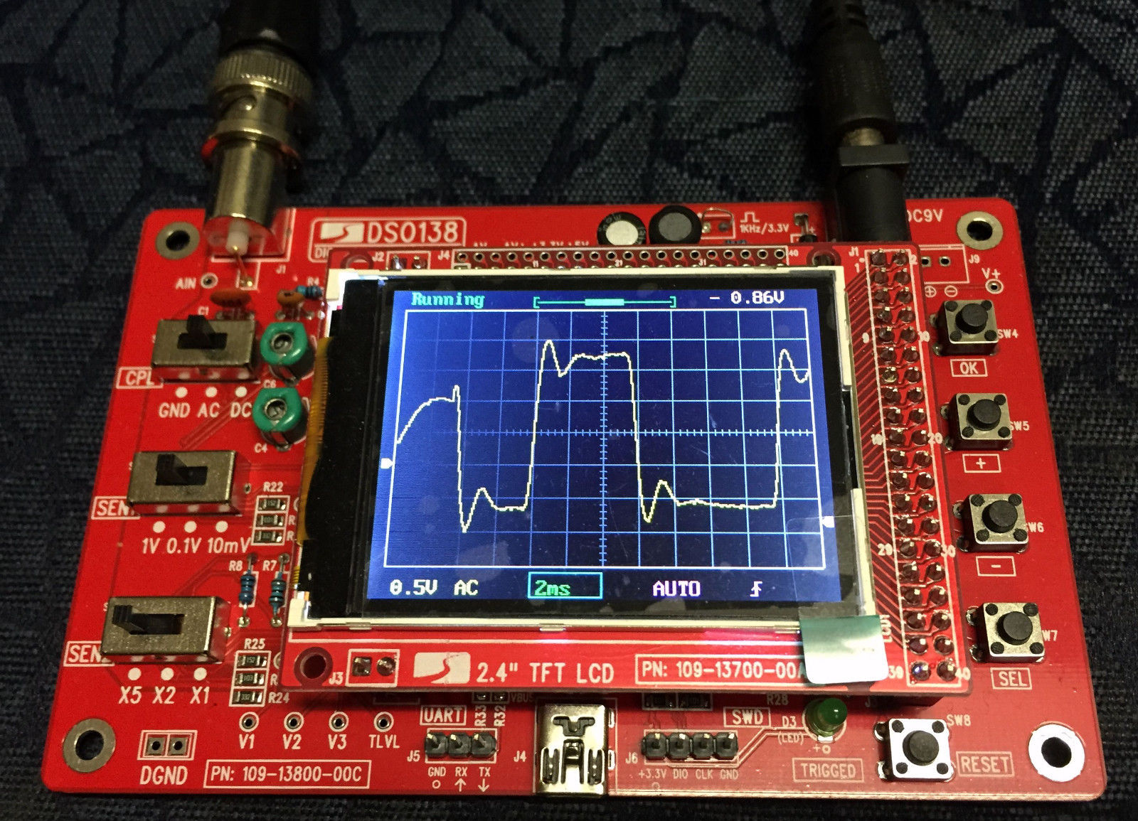 Kit Fai Da Te  Oscilloscopio Digitale DSO138 Con Display LCD TFT Da 24 Pollici Kit Fai Da Te Per Lapprendimento~p147181392 - Foto 11