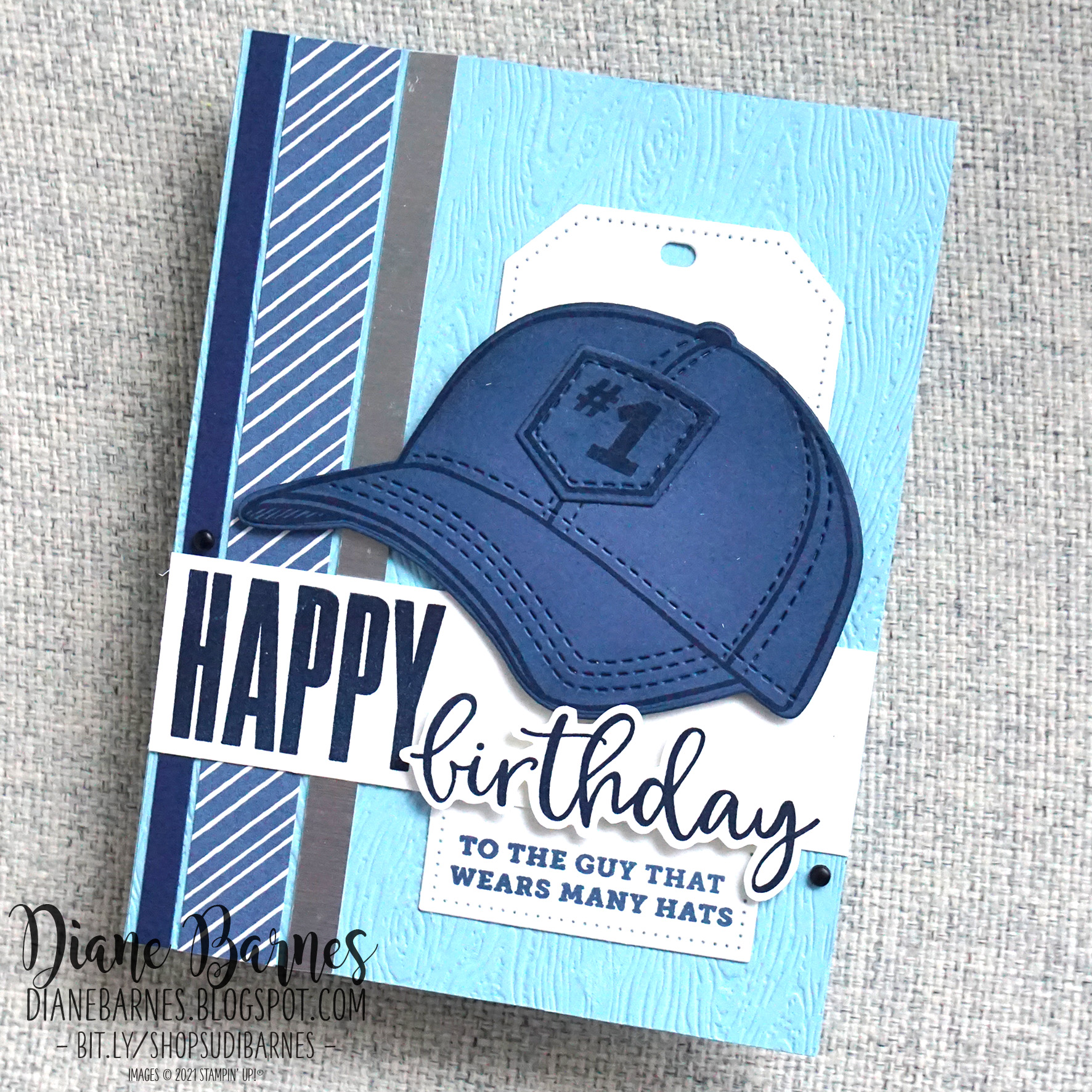 NEW! Stampin' Up! Biggest Wish Happy Birthday Card & Tag