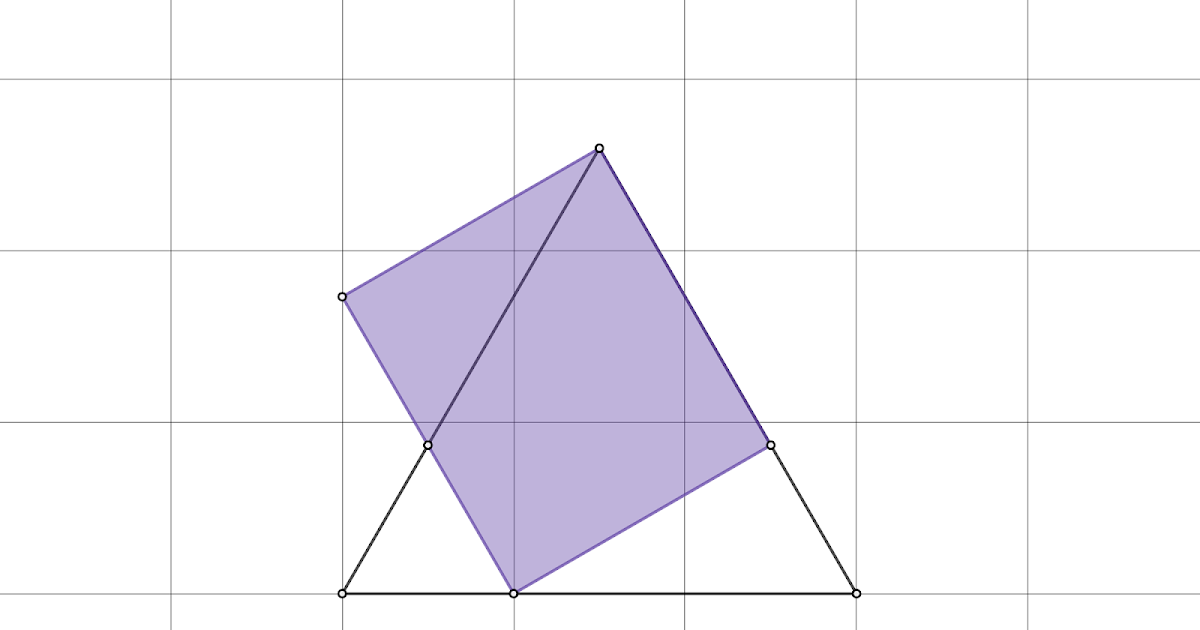 Matematik med Desmos Sum of Areas of white Triangles