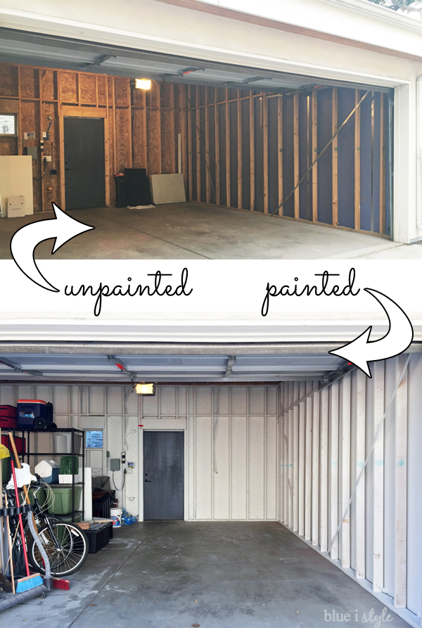 {one room challenge} Garage Makeover Week 2 A Prettier Blank Slate