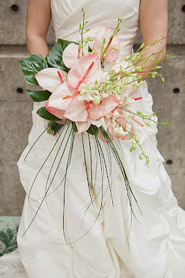 Anthuriums wedding flowers