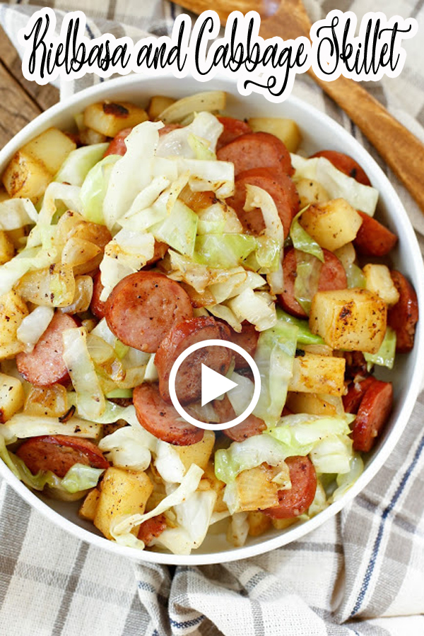 Kielbasa and Cabbage Skillet