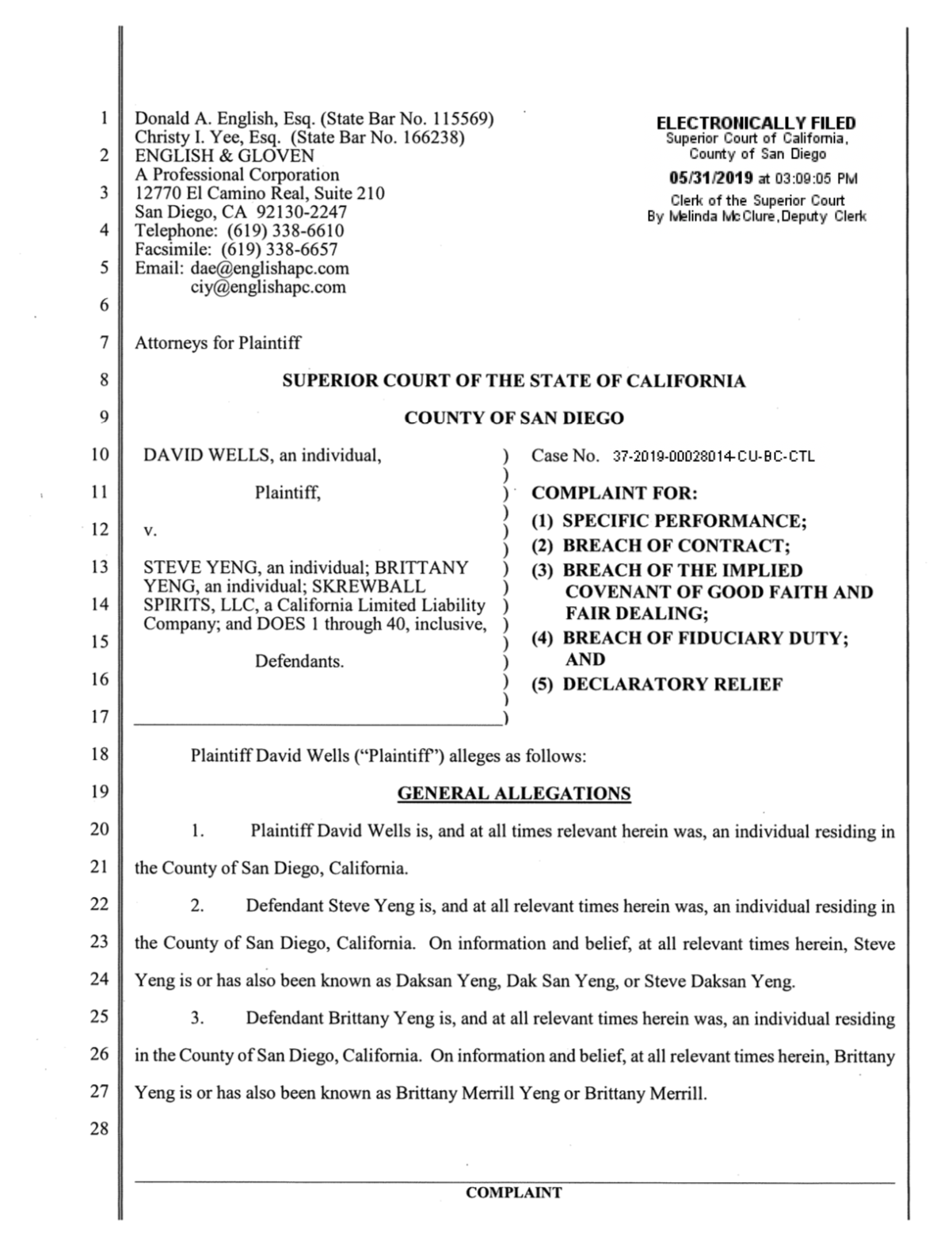 SanDiegoVille Former MLB AllStar Sues OB Noodle House Owner Over