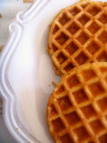 Orange Eggnog Waffles: Tender on the inside and crispy on the outside.  These waffles are laced with citrus and eggnog.  One bite and your taste buds will explode! - Slice of Southern