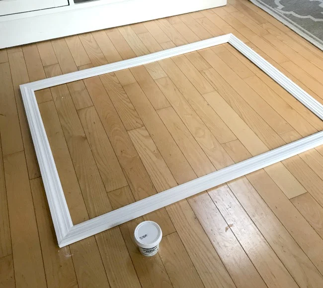 Frame on the floor