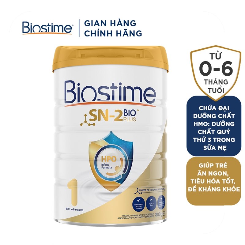 Biostime Sữa bò SN-2 Bio Plus HPO Số 1 800g