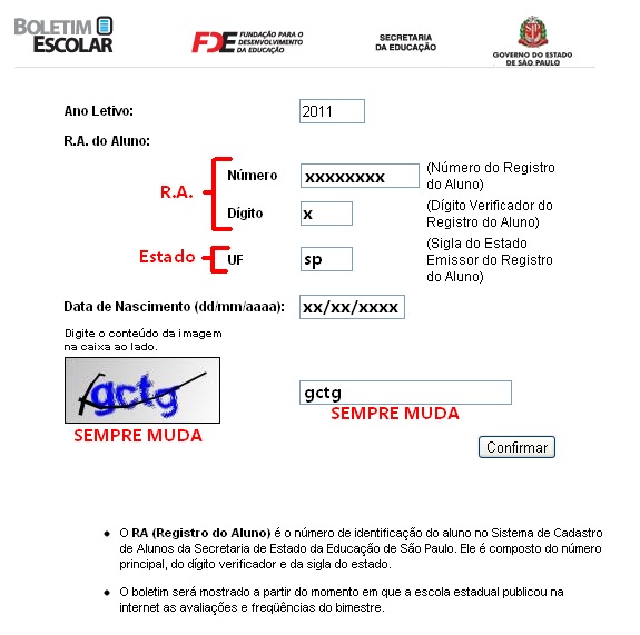 E. E. Profº Antônio de Queiroz: Boletim Lançado no GDAE