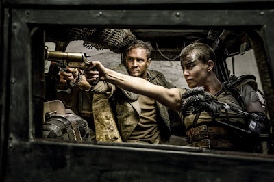 Tom Hardy and Charlize Theron in Mad Max Fury Road