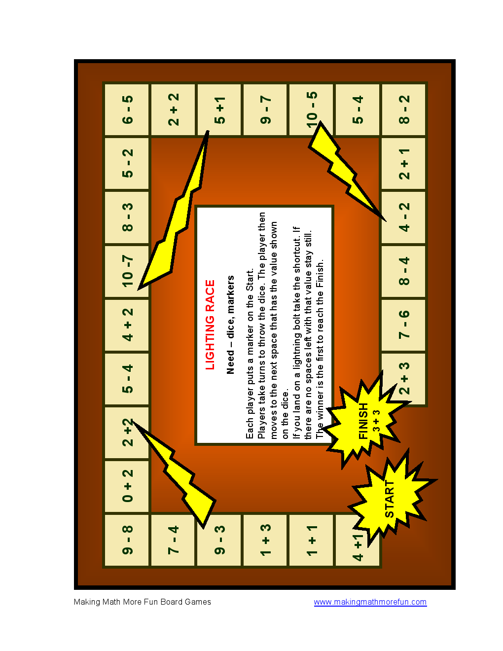 Making Math More Fun Math Board Games for Kids