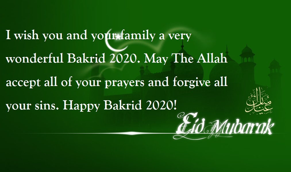 Happy Bakr Eid 2020 or Eid al Adha Mubarak 2020 | Wishes | Quotes | Images | Masseges To Share | Facebook | WhatsApp
