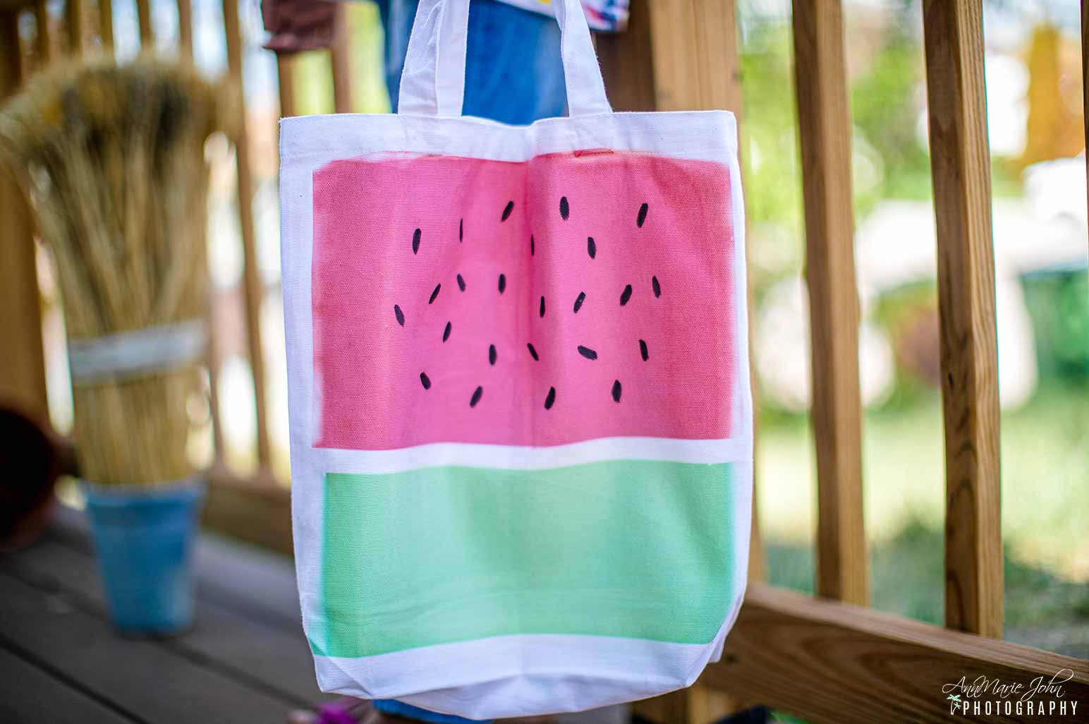 DIY Watermelon Tote