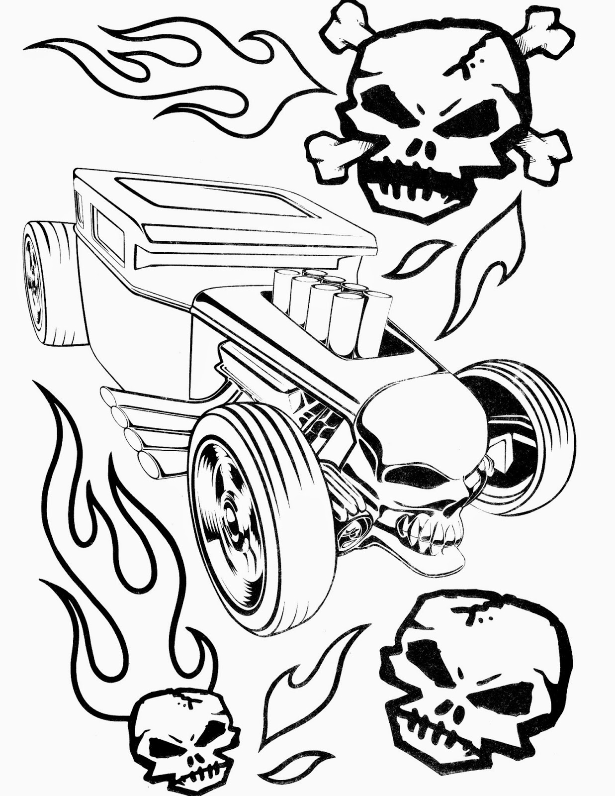 Hot Wheels Coloring Pages 77