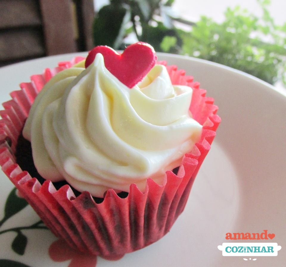 Cupcake Red Velvet simples