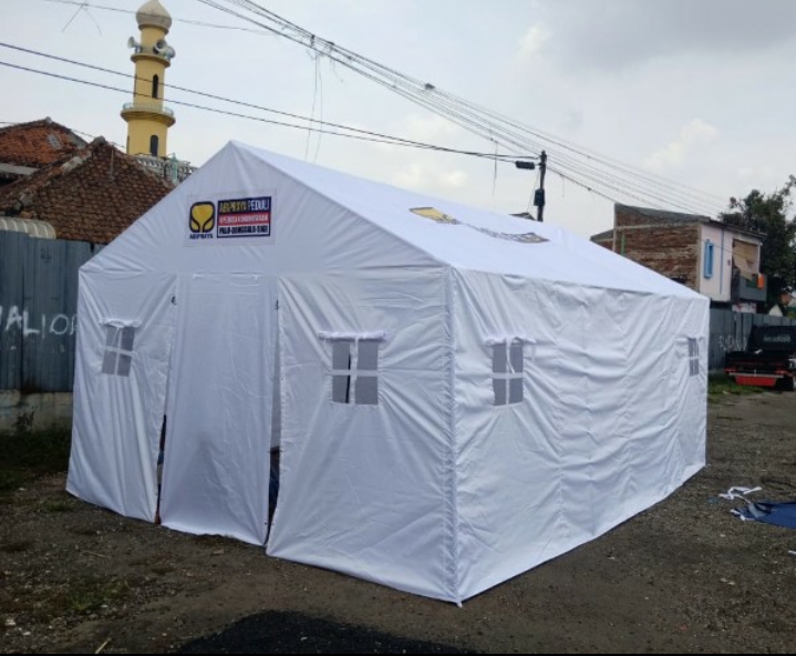 CB SEVENTRI tenda posko uncief full rangka serbaguna tenda murahbandung
