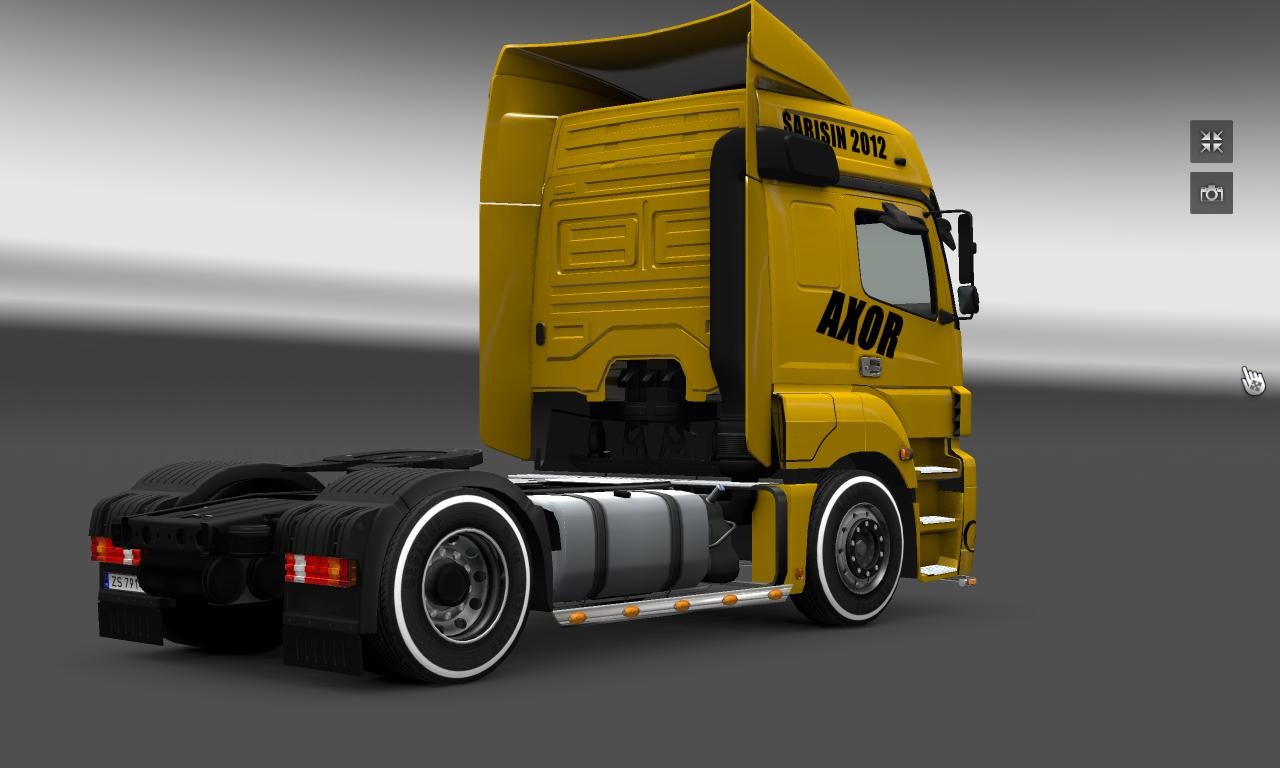 Euro Truck Simulator 2 Mercedes Axor (Yüksek Kabin) indir Merakli Timsah