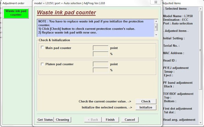 epson l3150 adjustment program reset tool