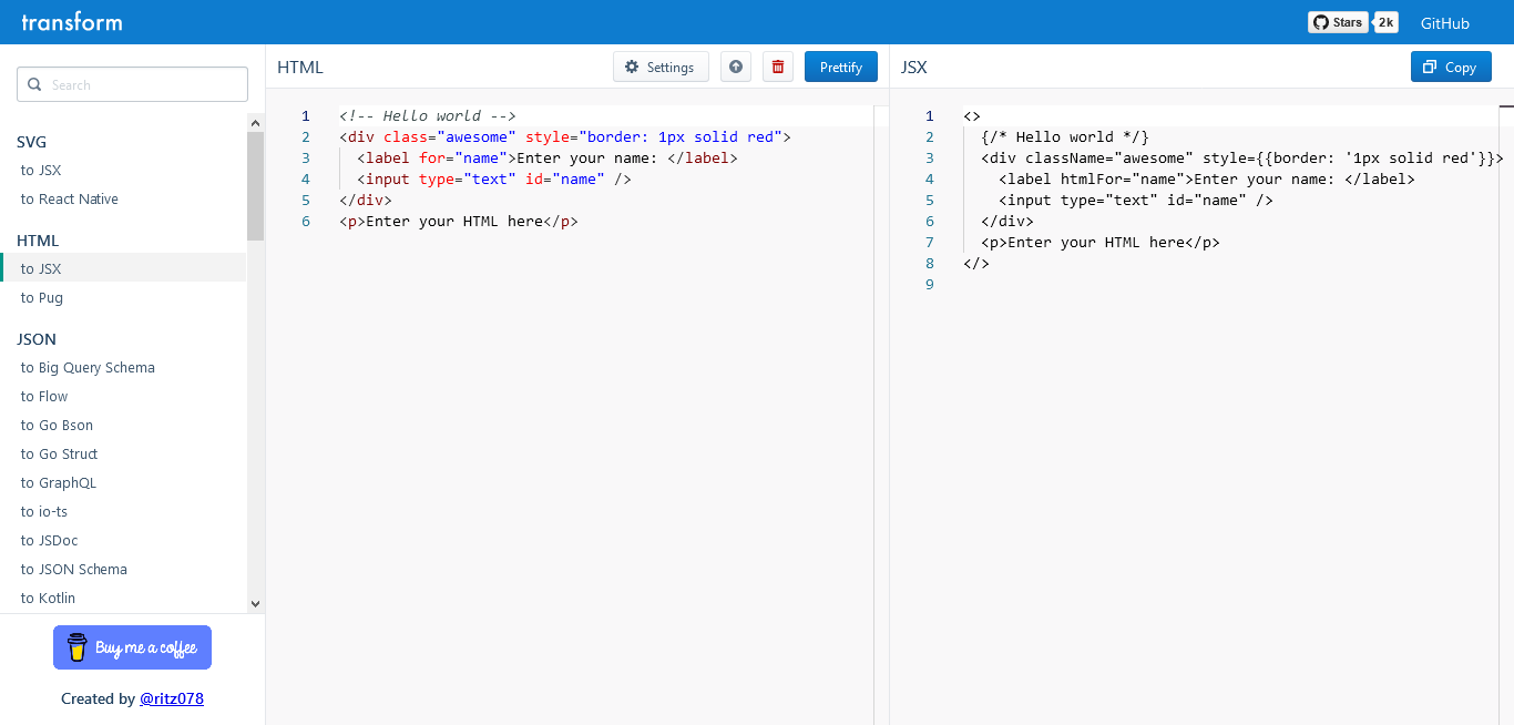 Convert HTML to Reactjs - Chuyển HTML Bootstrap sang Reactjs