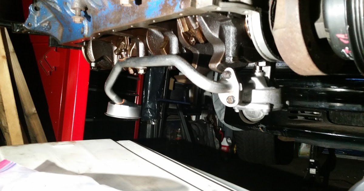 Oil pump and pickup install