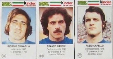Fabio Capello, Dino Zoff, Giancarlo Antognoni and Franco Selvaggi - Signed  Photo - Soccer (Italian National Football Team)