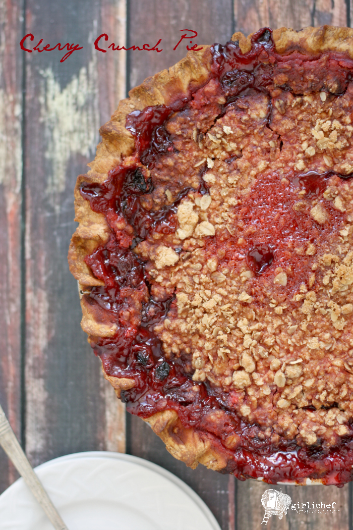 Cherry Crunch Pie All Roads Lead to the Kitchen