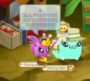The Animal Jam Friendship Community: Animal Jam 'Life' Lessons #4-10 -  Never EVER Be A Pet Seal In The Play-As-Your-Pet-Party...