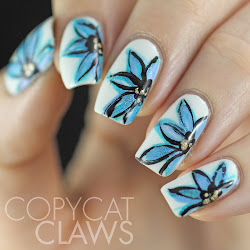 nail flower nails designs flowers floral freehand acrylic spring
