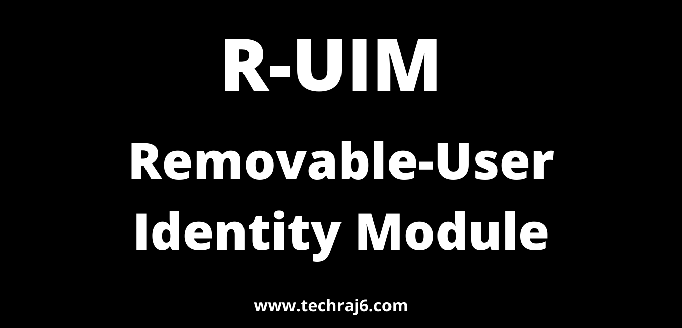 RUIM full form, What is the full form of RUIM
