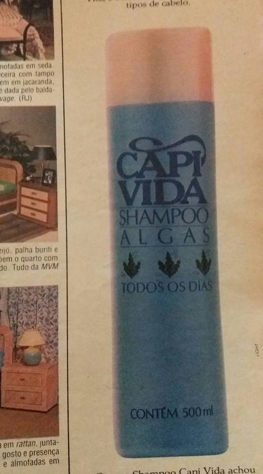 No Armário da Vovó Shampoo Capi Vida