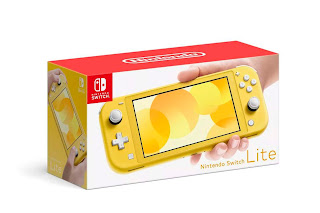 retail box of a yellow Nintendo Switch Lite