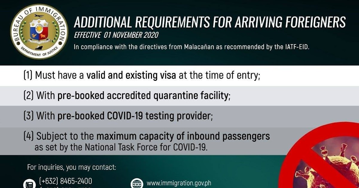 Philippines Travel Restrictions for Inbound and Outbound Passengers