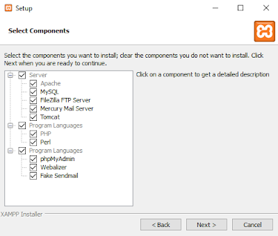 Cara Install Xampp di Windows PC Cara Install Xampp di Windows PC - components xampp