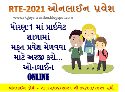 RTE Gujarat Admission 2021-22