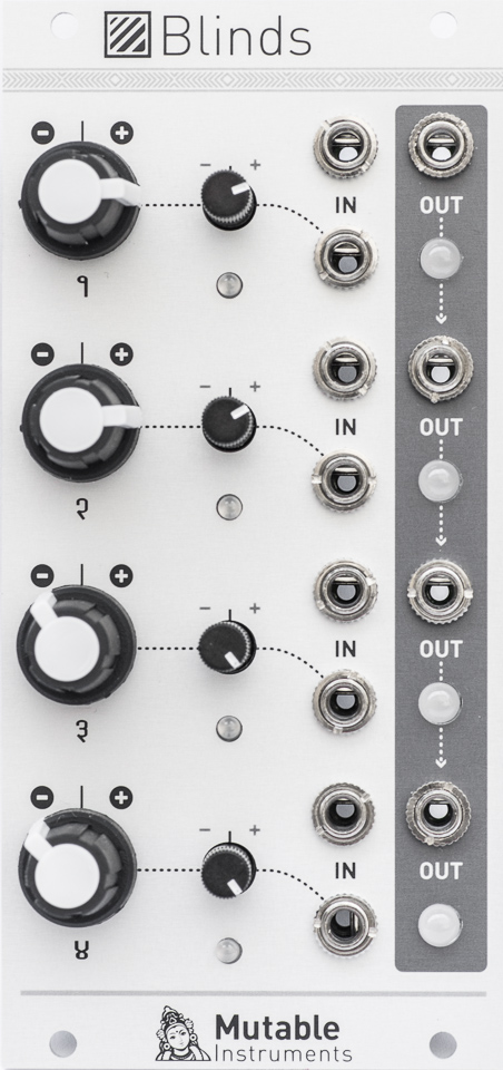 MATRIXSYNTH: Mutable Instruments Introduces New Blinds Eurorack Module