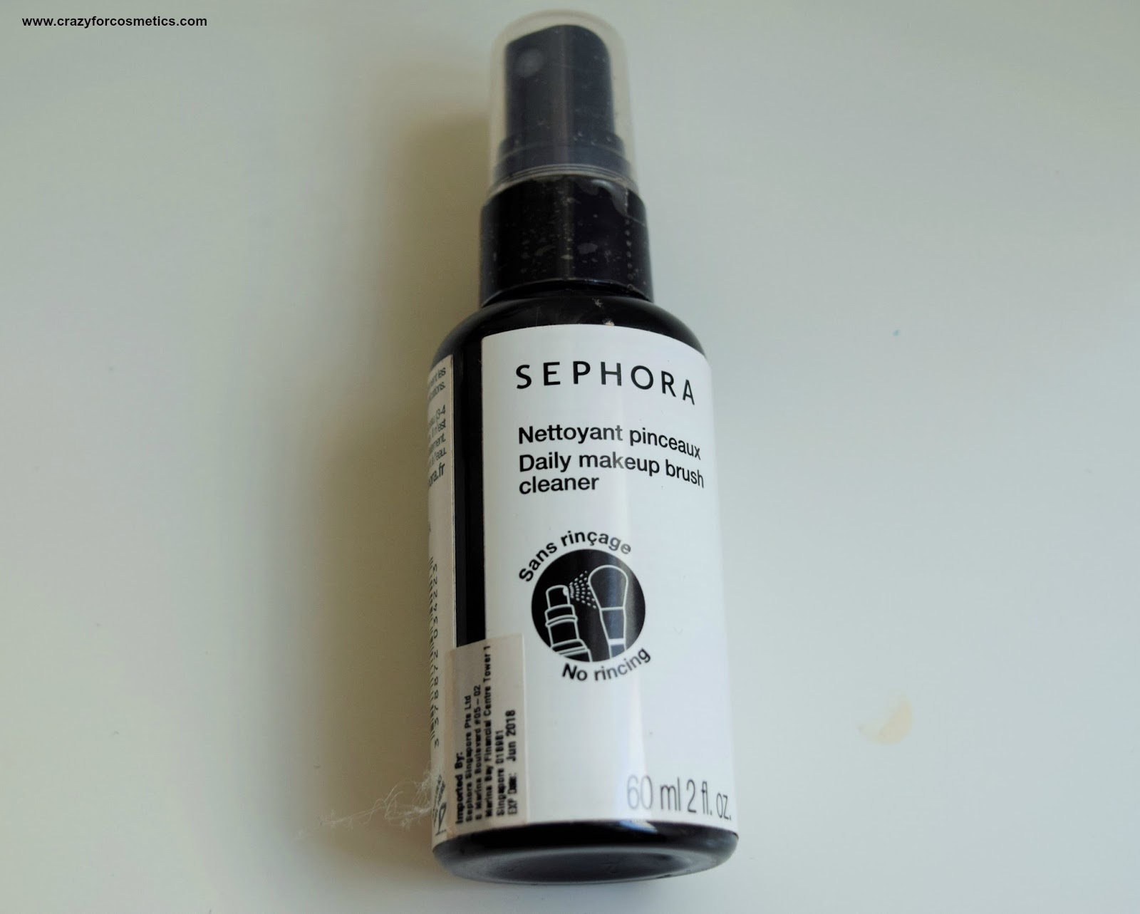 Sephora Daily Makeup Brush Cleaner Review Crazy for Cosmetics A