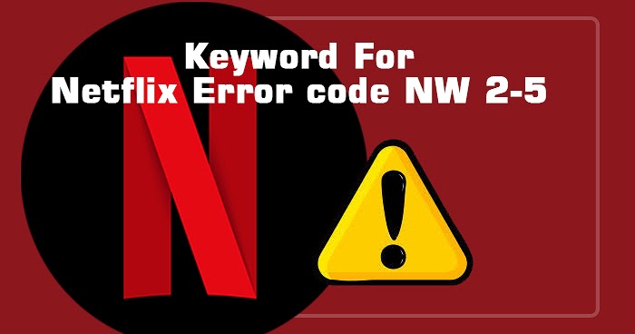 What Is Netflix Error Code NW-2-5 & How To Fix It