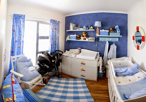 Dormitorios estilo marinero para bebés - Ideas para decorar dormitorios