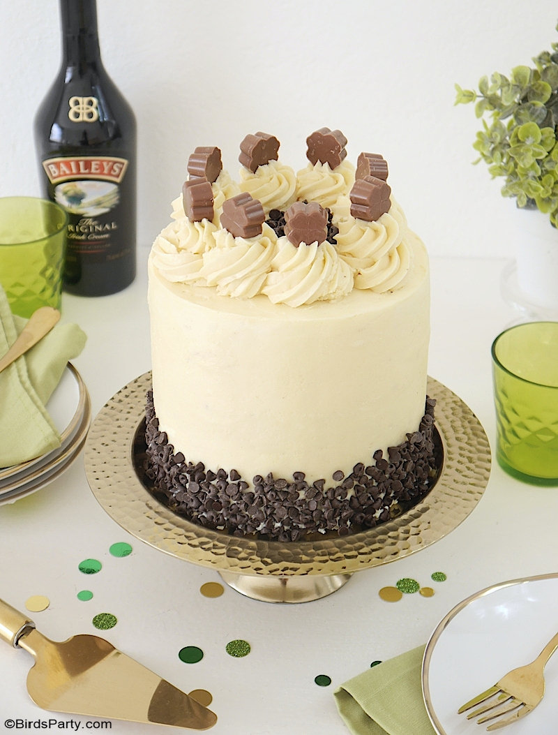 Chocolate Layer Cake with Baileys Condensed Milk Frosting Party Ideas