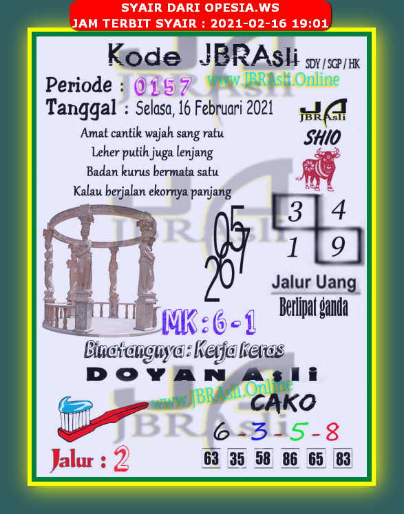1 New Message Kode Syair Hongkong 16 Februari 2021 Forum Syair Togel Hongkong Singapura Sydney