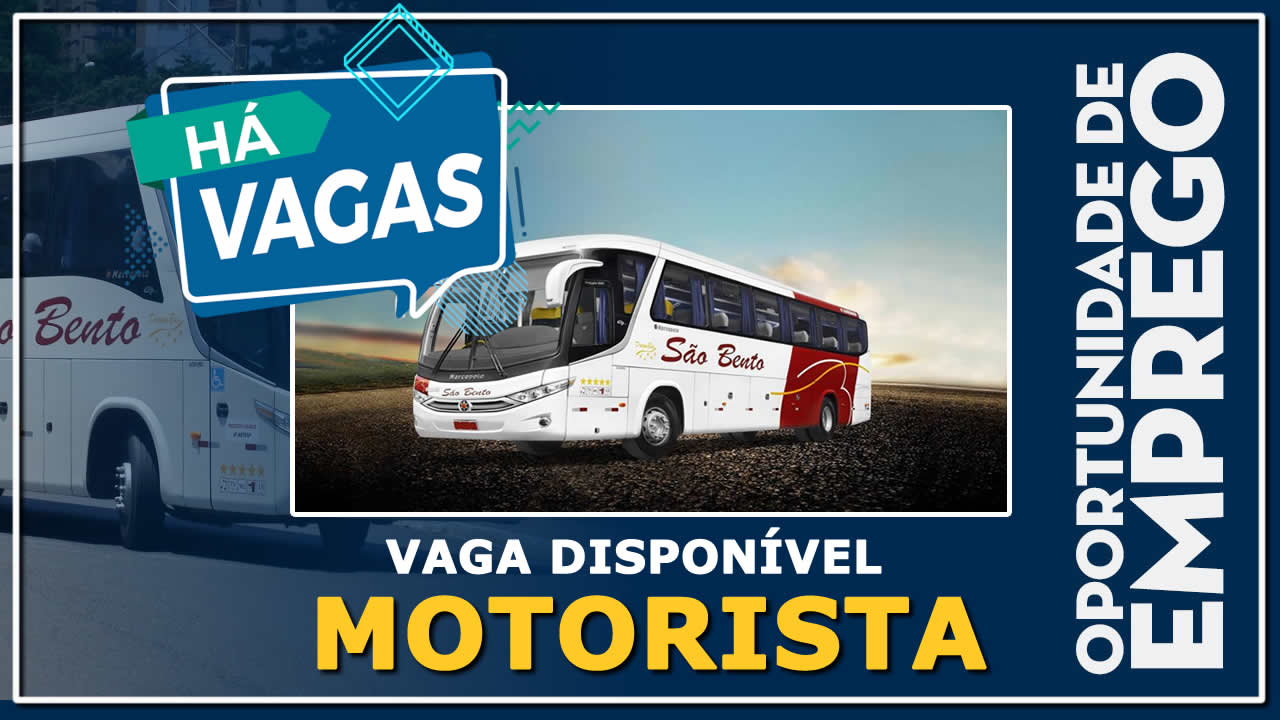 vaga para motorista rodoviário