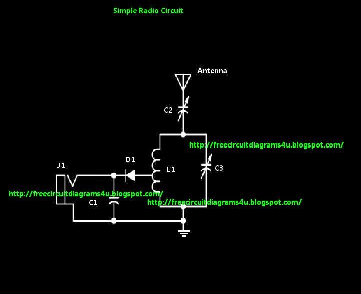 FREE CIRCUIT DIAGRAMS 4U: Simple radio circuit Diagram