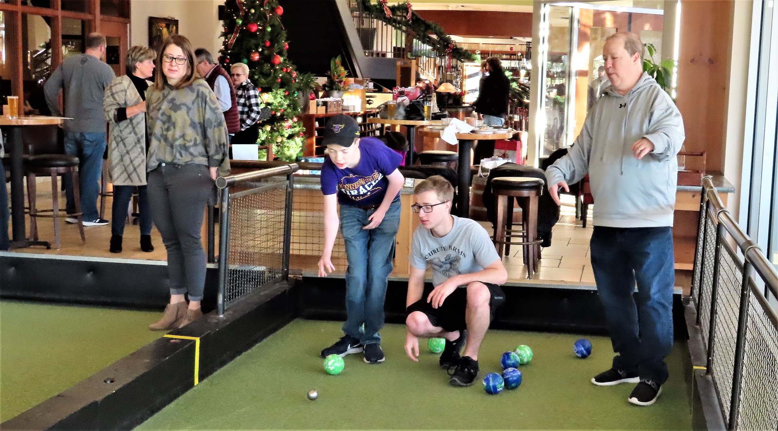 Todd Swank Bocce Ball at Pinstripes