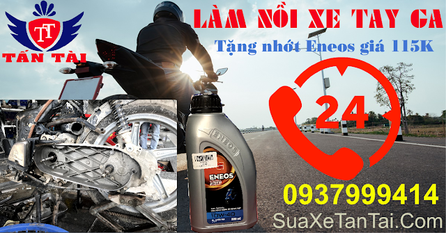 Làm Nồi Xe Tay Ga Tặng Nhớt Eneos Gía 115K