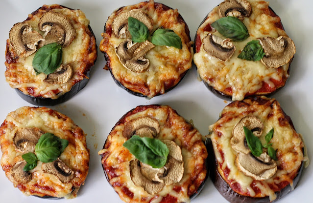 Mini Aubergine Pizza