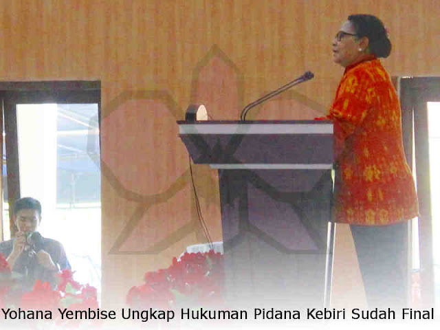 Yohana Yembise Ungkap Hukuman Pidana Kebiri Sudah Final Yohana Yembise Ungkap Hukuman Pidana Kebiri Sudah Final